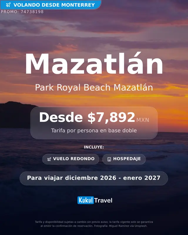 Paquete a Mazatlán, México