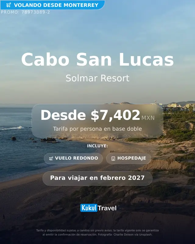 Paquete a Cabo San Lucas, México