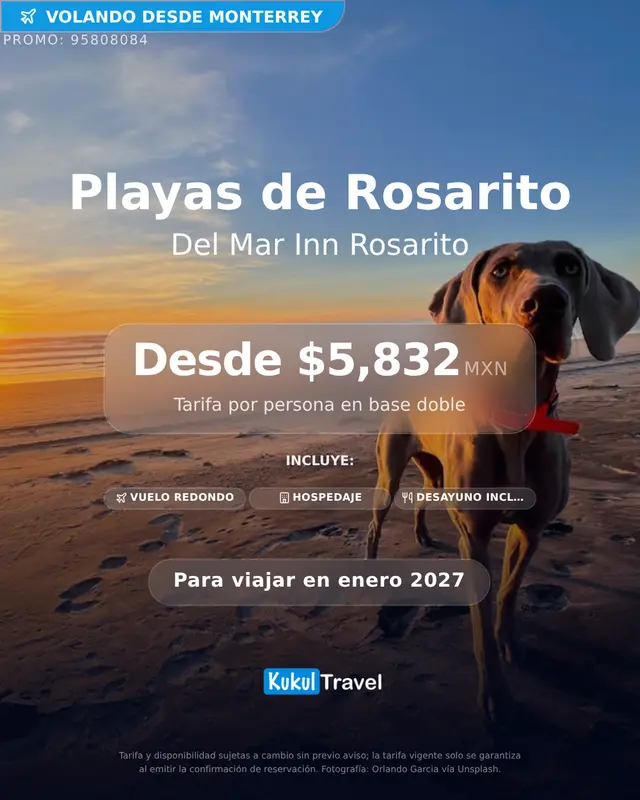 Paquete a Playas de Rosarito, México