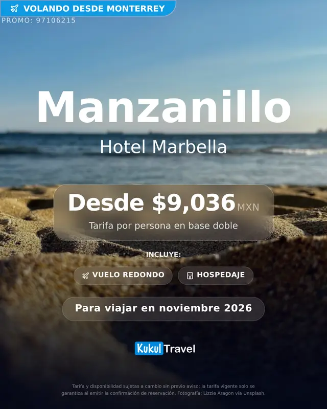 Paquete a Manzanillo